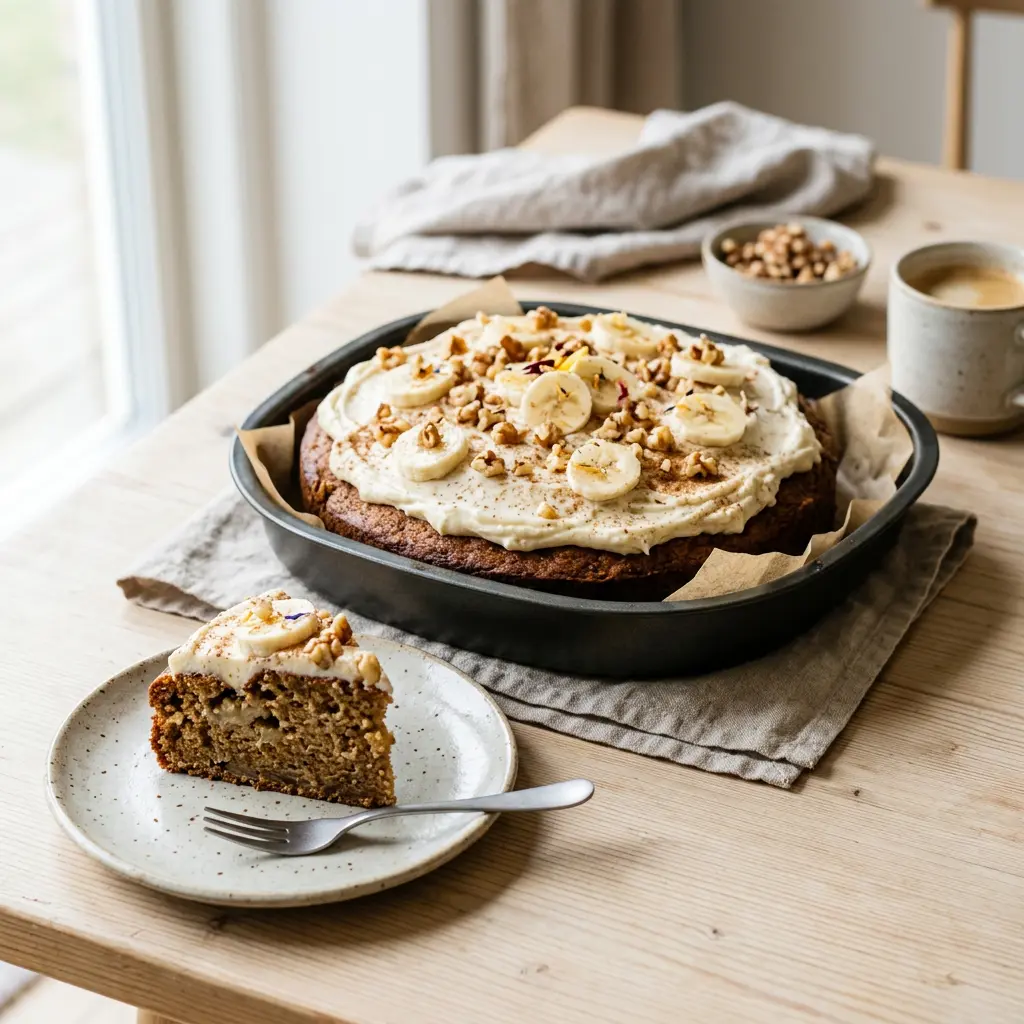 Foto de Bolo de banana na air fryer pronto na airfryer