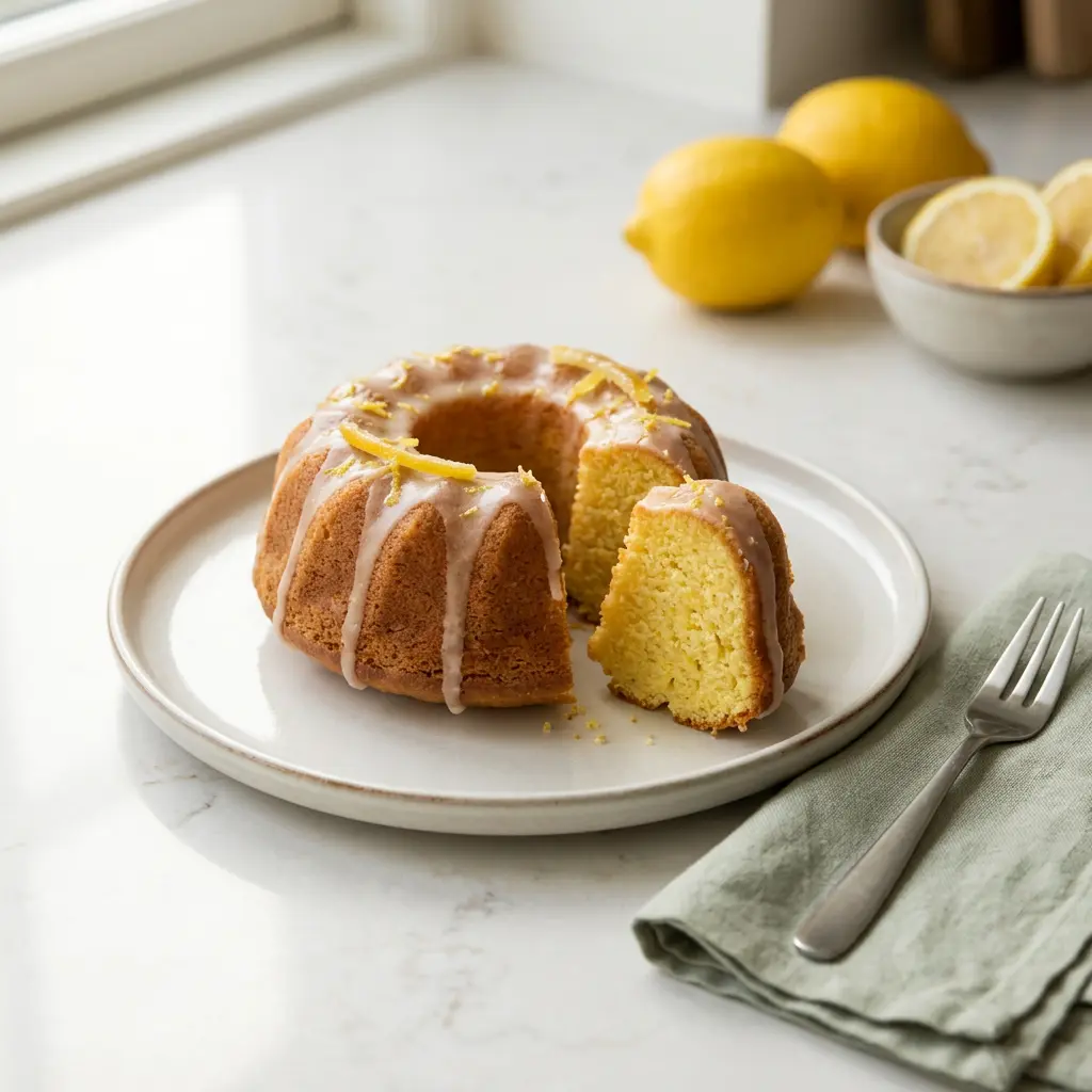 Foto de Bolo de limão na air fryer pronto na airfryer