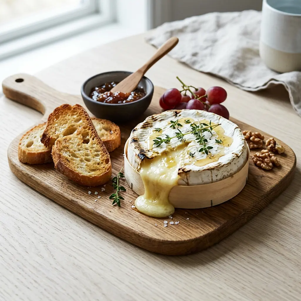 Foto de Brie na air fryer pronto na airfryer