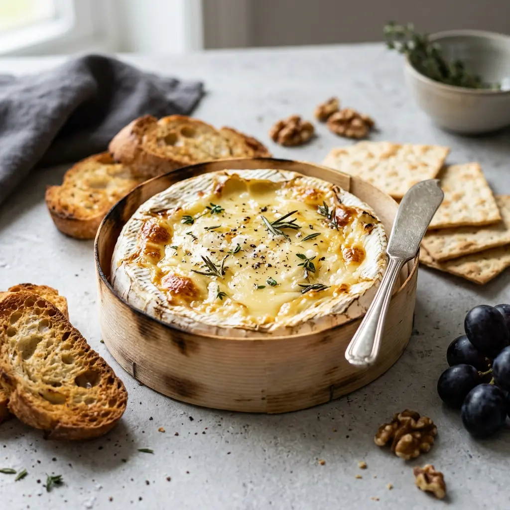 Foto de Camembert na air fryer pronto na airfryer