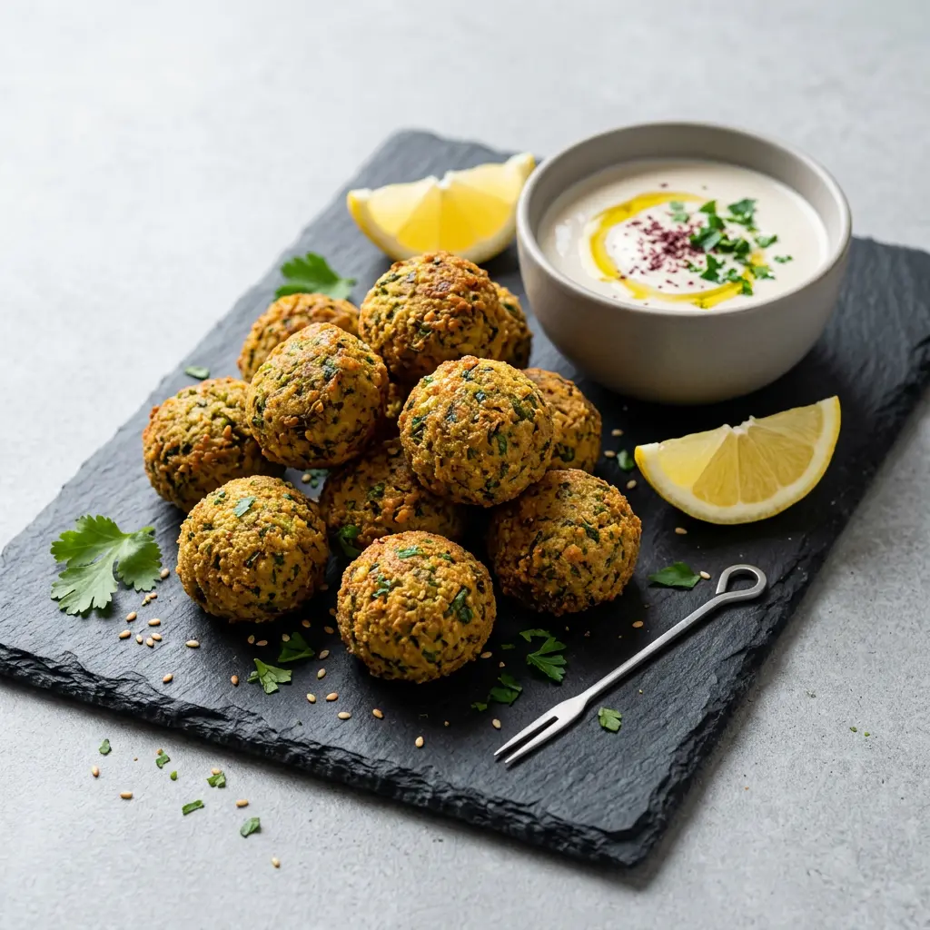 Foto de Falafel congelado na air fryer pronto na airfryer