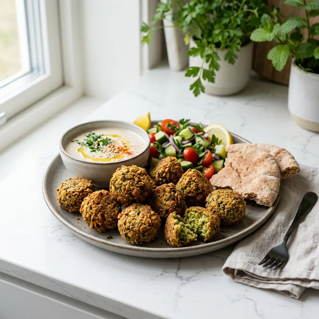 Foto de Falafel na air fryer pronto na airfryer