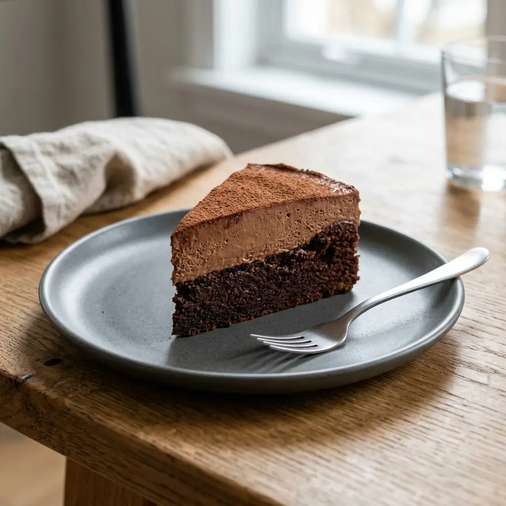 Receita de Gâteau Marcel pronta a servir como prato caseiro