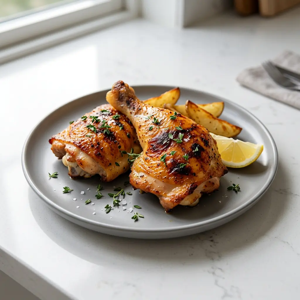 Foto de Pernas de frango na air fryer pronto na airfryer