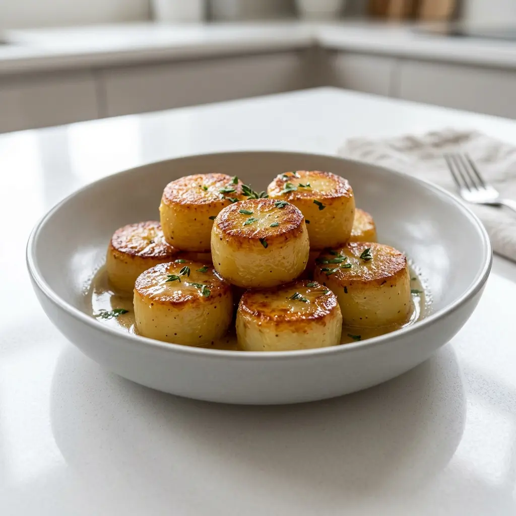 Receita de Pommes fondant pronta a servir como prato caseiro
