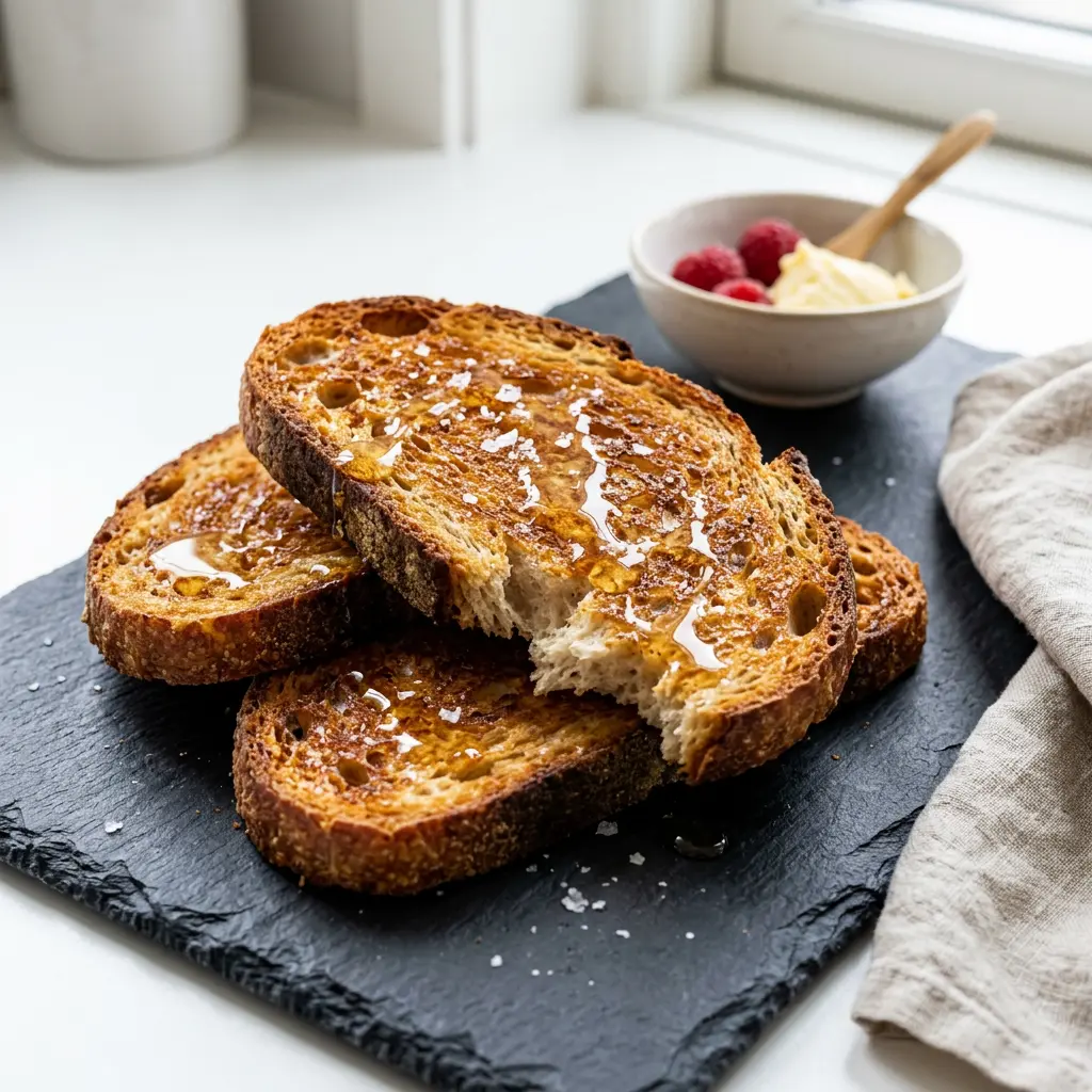 Foto de Sandes tostadas na air fryer pronto na airfryer