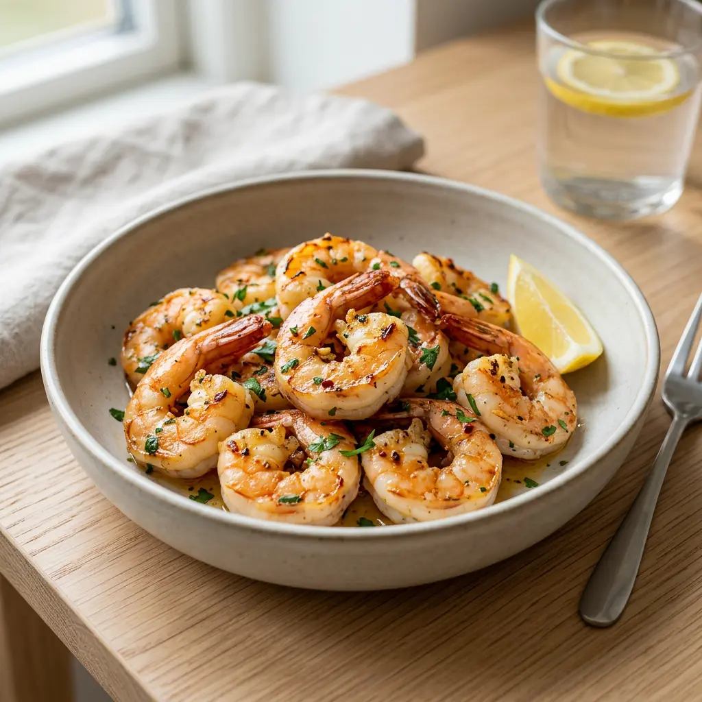 Foto de Scampi na air fryer pronto na airfryer