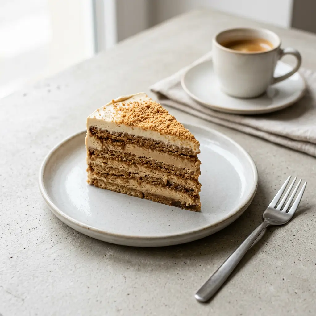Foto de Bolo de bolacha pronto a servir